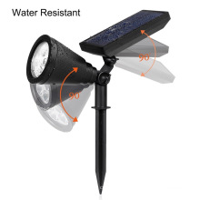 Waterproof 4 LED 200 Lumens Solar Wall Lights in-Ground Lights Solar Outdoor Lighting Solar Wall Light